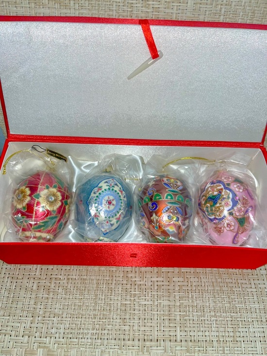 Joan Rivers Other - Joan Rivers Faberge Egg Ornaments Set of 4 NWT